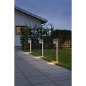 Konstsmide Path luminaire MODENA with pole, GU10 max. 35W, galvanised steel / clear acrylic glass