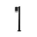 Konstsmide Path luminaire MODENA with pole, GU10 max. 35W, black aluminium / clear acrylic glass
