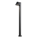 Padverlichting TRIESTE GU10 IP44, zwart, transparant