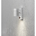 Outdoor wall luminaire MODENA DOWN with motion detector, GU10 max. 35W, galvanised steel / clear glass