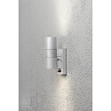 Outdoor wall luminaire MODENA UP/DOWN with motion detector, 2x GU10 max. 35W, galvanised steel / clear glass