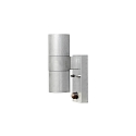 Konstsmide Outdoor wall luminaire MODENA UP/DOWN with motion detector, 2x GU10 max. 35W, galvanised steel / clear glass