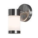 Outdoor wall luminaire MODENA, G9 max. 25W, stainless steel 304 / opal glass