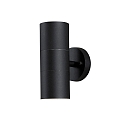 Outdoor wall luminaire MODENA, Up/Down, with double cone of light, IP44, 2x GU10 max. 35W, black aluminium / clear glass