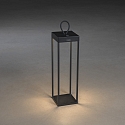Konstsmide Outdoor LED accu-lantern RAVELLO, IP54, 2.2W 3000K 180lm, dimmable, black, big, 50cm