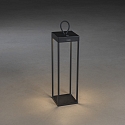 Konstsmide Outdoor LED accu-lantern RAVELLO, IP54, 2.2W 3000K 180lm, dimmable, black, big, 50cm