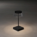 Konstsmide Tafellamp op batterijen SCILLA  CCT Switch, dimbaar IP54, zwart dimbaar