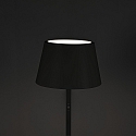 Konstsmide battery floor lamp POMEZIA IP54, black dimmable