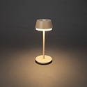 Tafellamp op batterijen LYON met USB-aansluiting, CCT Switch, RGB, met aanraakdimmer IP54, terracotta dimbaar