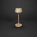 Tafellamp op batterijen LYON met USB-aansluiting, CCT Switch, RGB, met aanraakdimmer IP54, terracotta dimbaar