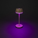 Tafellamp op batterijen LYON met USB-aansluiting, CCT Switch, RGB, met aanraakdimmer IP54, terracotta dimbaar