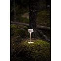 Tafellamp op batterijen LYON met USB-aansluiting, CCT Switch, RGB, met aanraakdimmer IP54, terracotta dimbaar