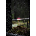 Konstsmide Tafellamp op batterijen LYON met USB-aansluiting, CCT Switch, RGB, met aanraakdimmer IP54, terracotta dimbaar