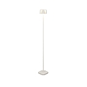 Vloerlamp op batterijen NICE hoekig, met USB-aansluiting, CCT Switch, met aanraakdimmer IP54, wit dimbaar