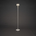 Konstsmide Vloerlamp op batterijen NICE hoekig, met USB-aansluiting, CCT Switch, met aanraakdimmer IP54, wit dimbaar