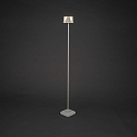 Konstsmide Vloerlamp op batterijen NICE hoekig, met USB-aansluiting, CCT Switch, met aanraakdimmer IP54, wit dimbaar
