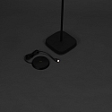 Konstsmide Vloerlamp op batterijen NICE hoekig, met USB-aansluiting, CCT Switch, met aanraakdimmer IP54, zwart dimbaar