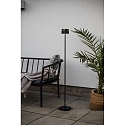 Konstsmide Vloerlamp op batterijen NICE hoekig, met USB-aansluiting, CCT Switch, met aanraakdimmer IP54, zwart dimbaar