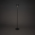 Konstsmide Vloerlamp op batterijen NICE hoekig, met USB-aansluiting, CCT Switch, met aanraakdimmer IP54, zwart dimbaar