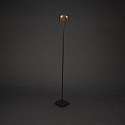 Konstsmide Vloerlamp op batterijen NICE hoekig, met USB-aansluiting, CCT Switch, met aanraakdimmer IP54, roest dimbaar