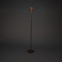 Konstsmide Vloerlamp op batterijen NICE hoekig, met USB-aansluiting, CCT Switch, met aanraakdimmer IP54, roest dimbaar