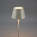 Konstsmide Vloerlamp op batterijen POMEZIA MEDIUM USB IP54, wit dimbaar