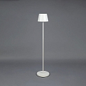 Konstsmide Vloerlamp op batterijen POMEZIA MEDIUM USB IP54, wit dimbaar