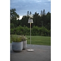 Konstsmide Vloerlamp op batterijen POMEZIA MEDIUM USB IP54, wit dimbaar
