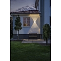 Konstsmide Wandarmatuur voor buitenshuis CHIERI up down IP54, transparant, wit