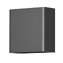 Wandarmatuur voor buitenshuis CHIERI IP54, antraciet 