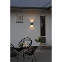 Konstsmide outdoor wall luminaire CHIERI IP54, anthracite 