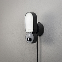outdoor wall luminaire KONSTSMIDE SMARTLIGHT with camera IP54, black dimmable