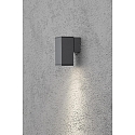 Outdoor wall luminaire MONZA, GU10 max. 35W, anthracite aluminium / clear glass