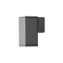 Konstsmide Outdoor wall luminaire MONZA, GU10 max. 35W, anthracite aluminium / clear glass