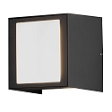 LED outdoor wall luminaire CREMONA, 2 sides adjustable 0�-90�, 3W 3000K 250lm, anthracite aluminium / frosted acrylic