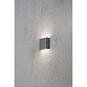 Wandarmatuur voor buitenshuis CHIERI up down IP54, antraciet, opaal 
