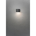 Konstsmide HighPower LED outdoor wall luminaire MONZA DOWN, 6W 3000K 550lm, anthracite / aluminium, plastic opal