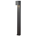 LED path luminaire CREMONA, adjustable light beam 0�-90, 8W 3000K 600lm, clear acrylic glass / anthracite