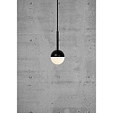Nordlux Pendant luminaire CONTINA, G9, opal, black