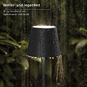 battery table lamp NUINDIE round, CCT Switch IP54