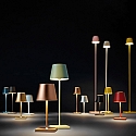battery table lamp NUINDIE round, CCT Switch IP54
