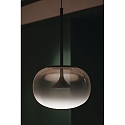 LEDS C4 Pendelarmatuur ALIVE SINGLE LED IP20, zwart dimbaar