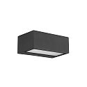outdoor wall luminaire NEMESIS E27 - 9x22CM up / down, large E27 IP66, anthracite dimmable