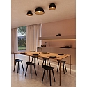 wall and ceiling luminaire MISO � 433MM E27 IP20, white matt dimmable