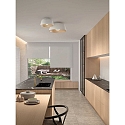 LEDS C4 wall and ceiling luminaire MISO � 433MM E27 IP20, white matt dimmable