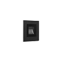 LEDS C4 mounting frame CLICK square, mechanical, black