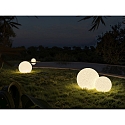 LEDS C4 Lampenkap CISNE �38CM mechanisch, baalvormig, zonder basis, rustiek, steengrijs