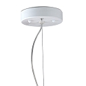 LEDS C4 Pendelarmatuur CISNE PENDAND - E27 zonder lampenkap E27 IP65, wit dimbaar