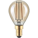 Filamentlamp druppelvorm GOLD schakelbaar P45 helder E14 4,5W 380lm 1800K 320� CRI 80-89 