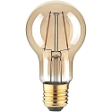Filamentlamp standaardvorm A60 GOLD schakelbaar A60 helder E27 2,5W 180lm 1800K 320� CRI 80-89 